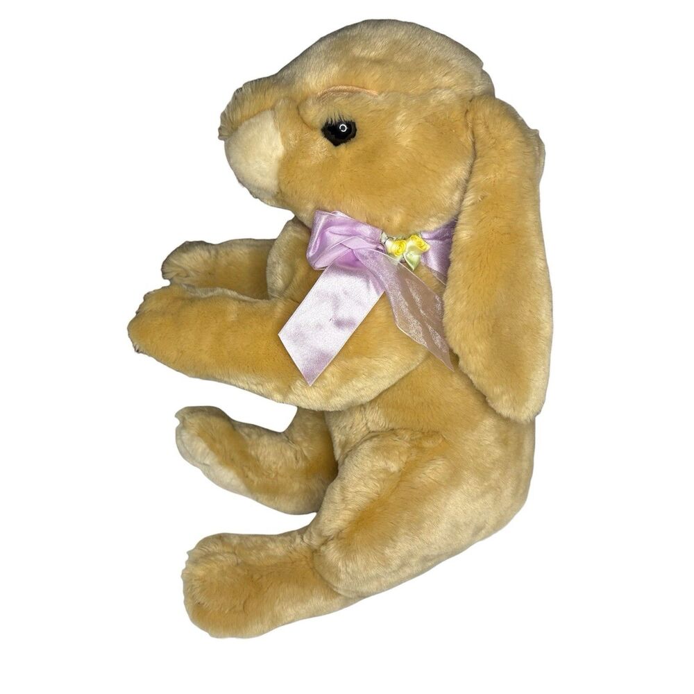 Commonwealth Bunny Rabbit Plush Stuffed Furry Cottontail JUMBO Animal LARGE 17"